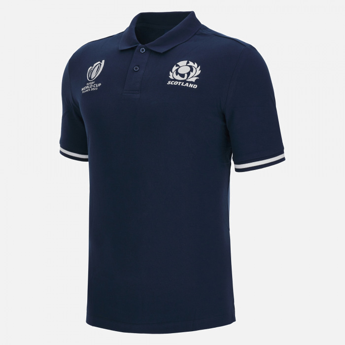 Rugby World Cup 2023 Scotland Rugby adults' official polycotton polo | SRU
