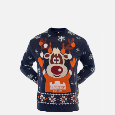 ER M25 JUNIOR XMAS JUMPER NAV